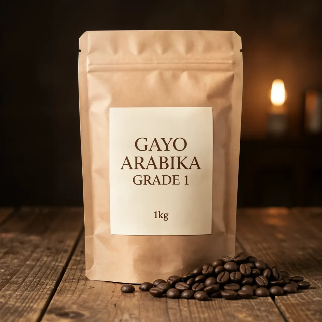 Gayo Arabika Grade 1 - Whole Bean 1kg