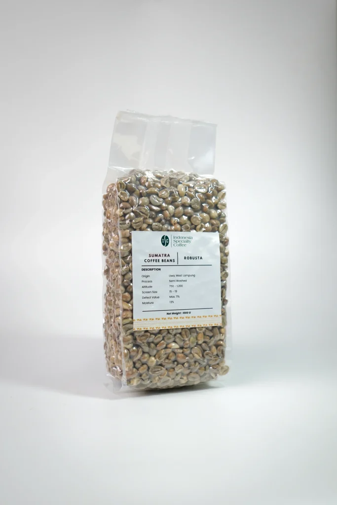 Sumatra Robusta Green Coffee Beans
